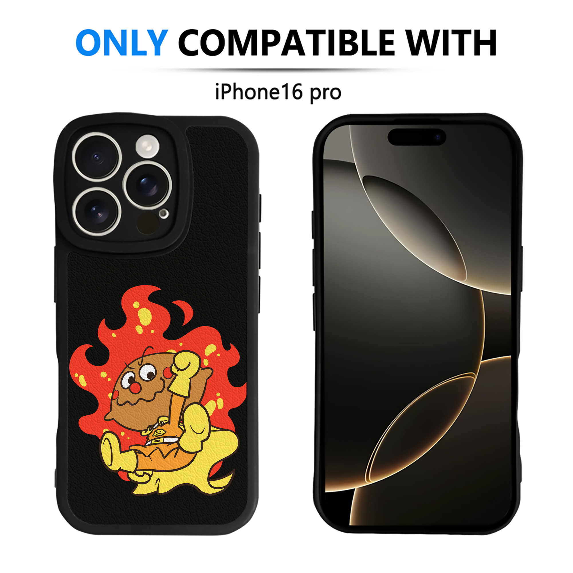 （画像用） アンパンマン Anpanman 【iPhone 16シリーズ対応】シリコンスマホケース（レザー調） 材質：シリコン